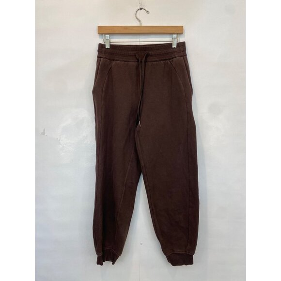 Lululemon Scuba High-Rise Relaxed Jogger Sweatpants 6 Full Length Espresso Brown - Picture 2 of 7
